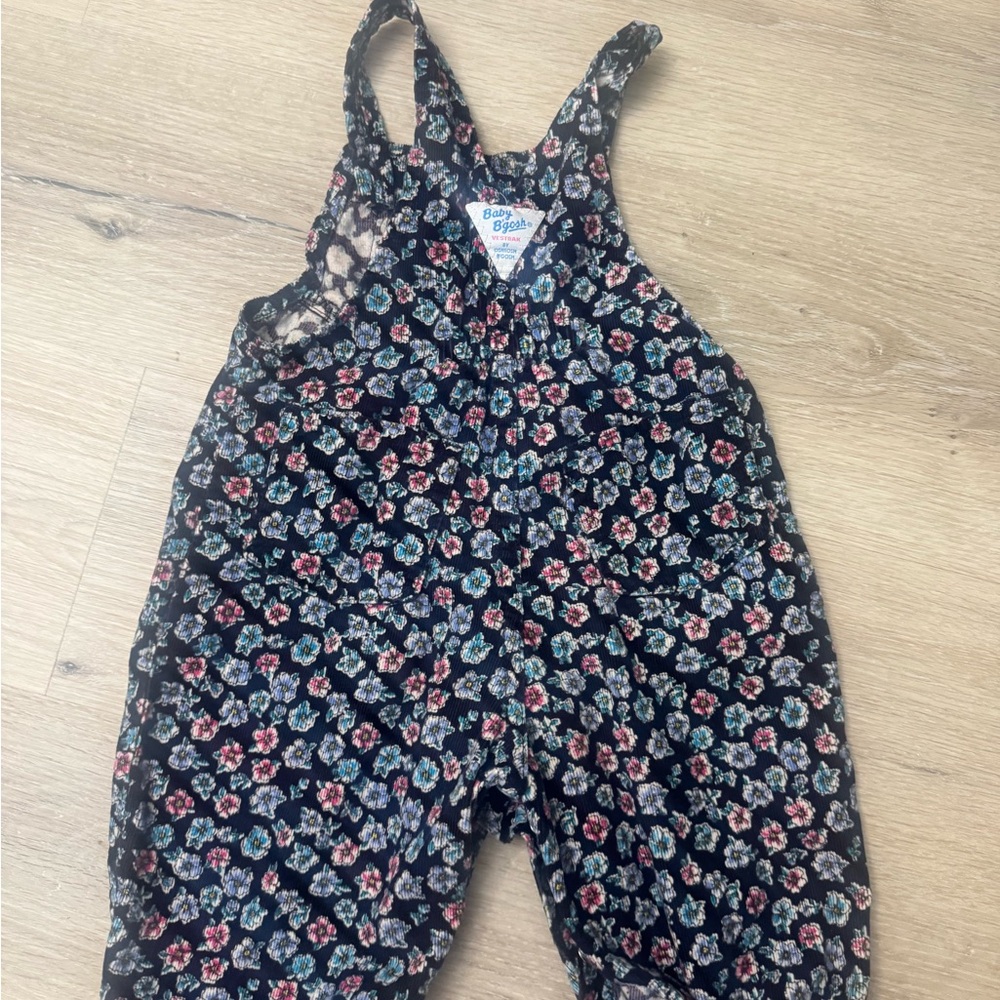 Vintage Oshkosh B’gosh Floral Kids Overalls - Picture 5 of 7